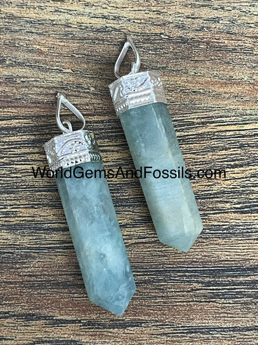 Aquamarine Pendant Pencil Point