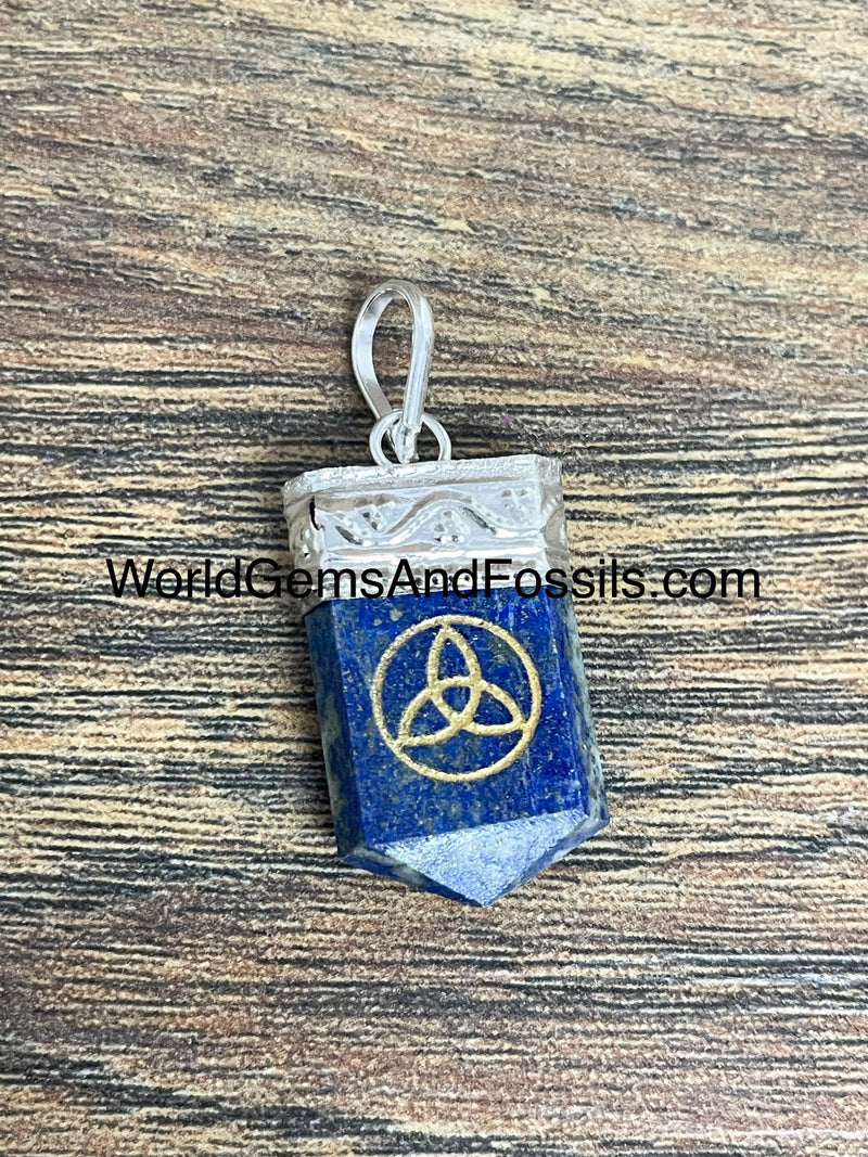 Lapis Trinity Pendant