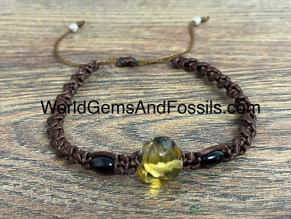 Amber Bracelet knitted