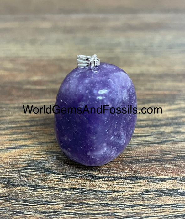 Lepidolite Pendant Tumble Stone 10 pc/Bag