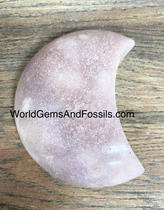 Pink Amethyst Moon 4”