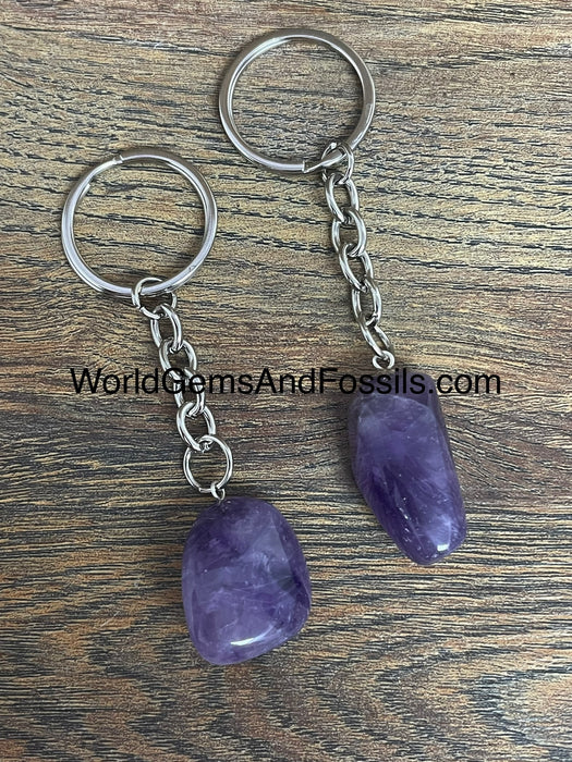 Amethyst Keychain