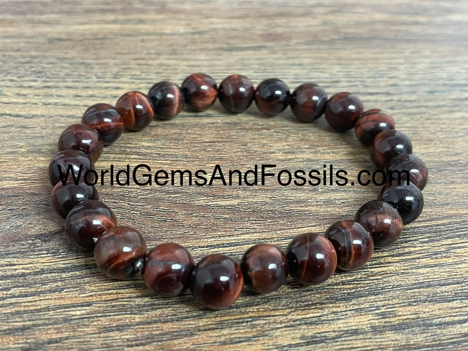 Red Tiger Eye Bracelet 8mm