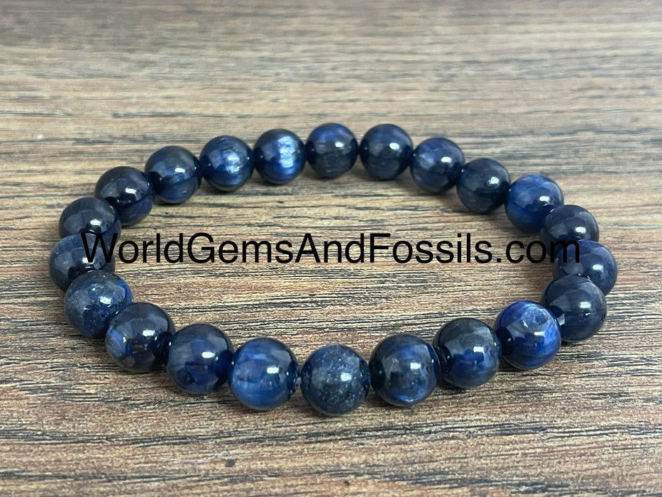 Blue Kyanite Bracelet 8mm