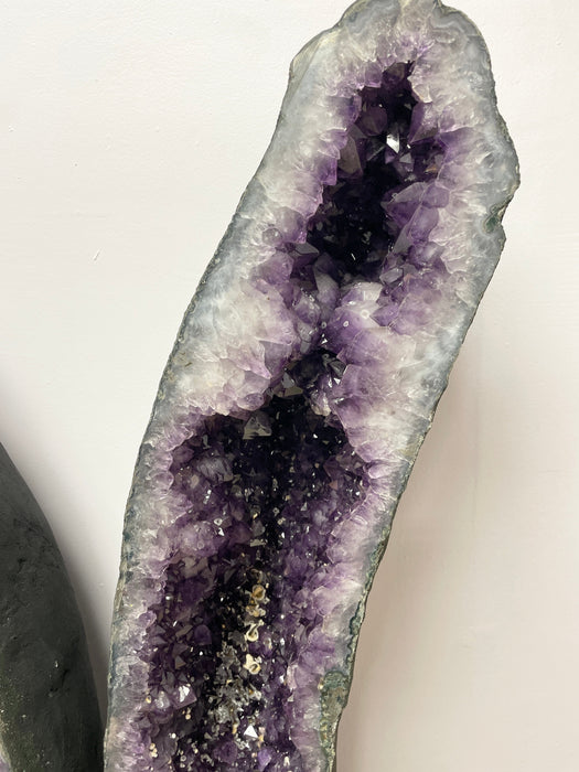 Amethyst Cathedral Pair 50.5” (4.2 feet) FREE Shipping