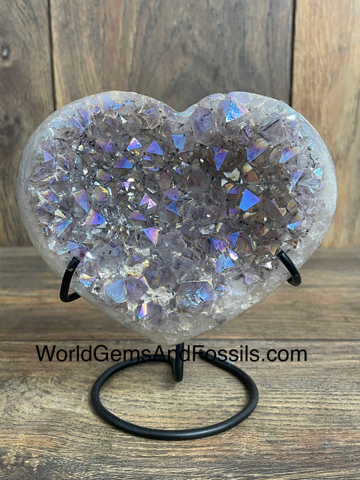 Aura Agate Heart 4.5”  #2