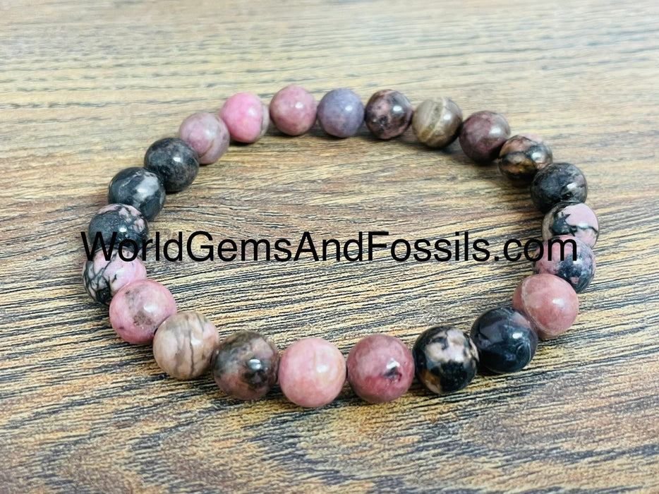 Rhodonite Bracelet 8mm