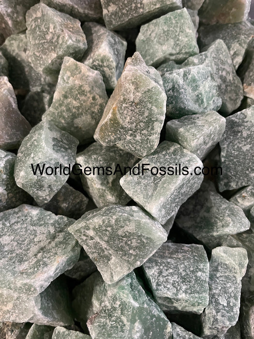 Green Aventurine Rough Stones 1 lb