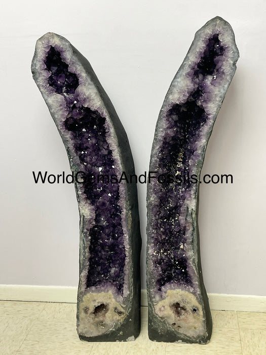 Amethyst Cathedral Pair 50.5” (4.2 feet) FREE Shipping