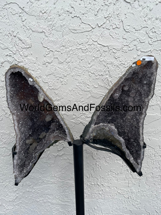 Amethyst Butterfly #6  38.5” x 18.5”