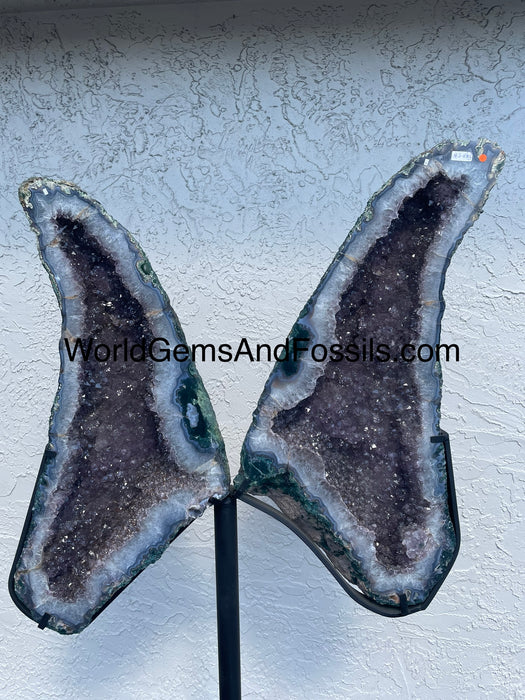 Amethyst Butterfly #9  65.5”  x 33”