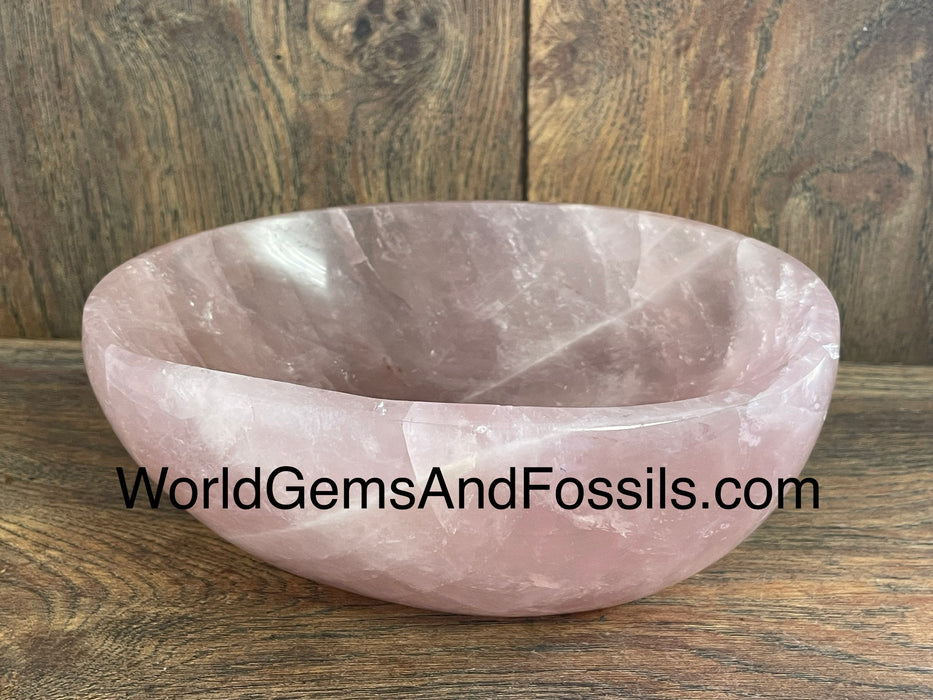 Rose Quartz Bowl 7” #2