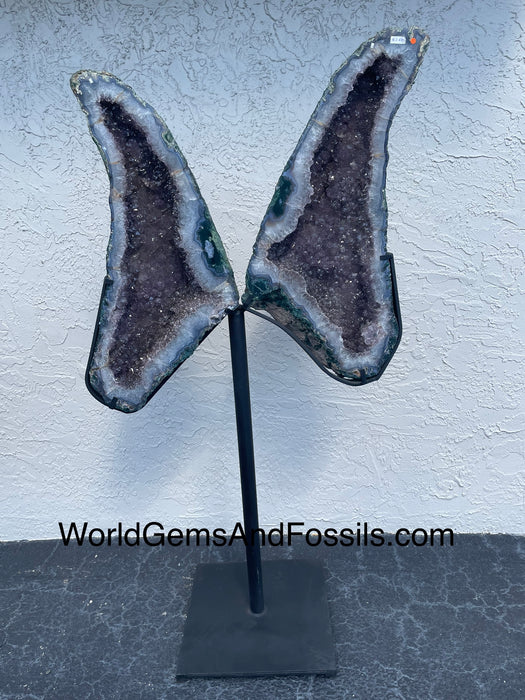 Amethyst Butterfly #9  65.5”  x 33”