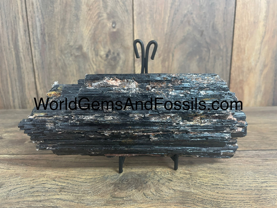 Black Tourmaline 7” Log  #17