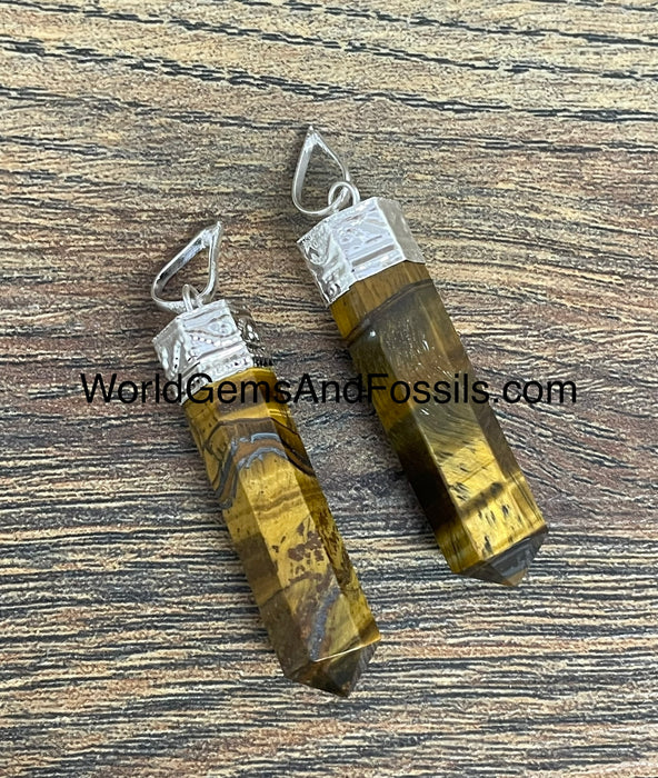 Tiger Eye Pendant Pencil Point