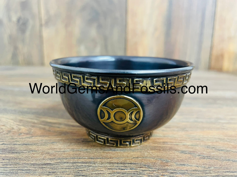 Purple Bowl With Moon Symbol