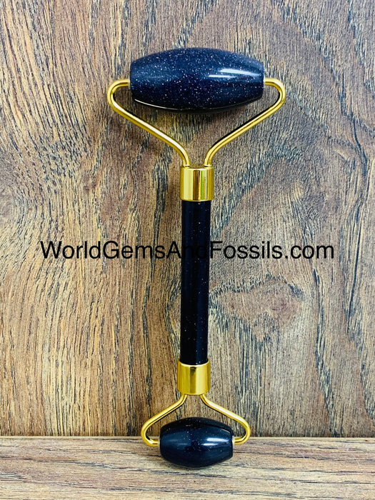 Blue Goldstone Facial Roller