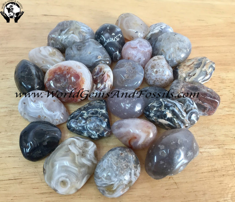 Agate Ocos Tumbled Stones 1lb