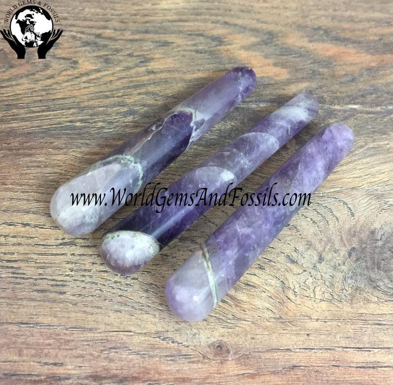 Amethyst Wand Round Ends