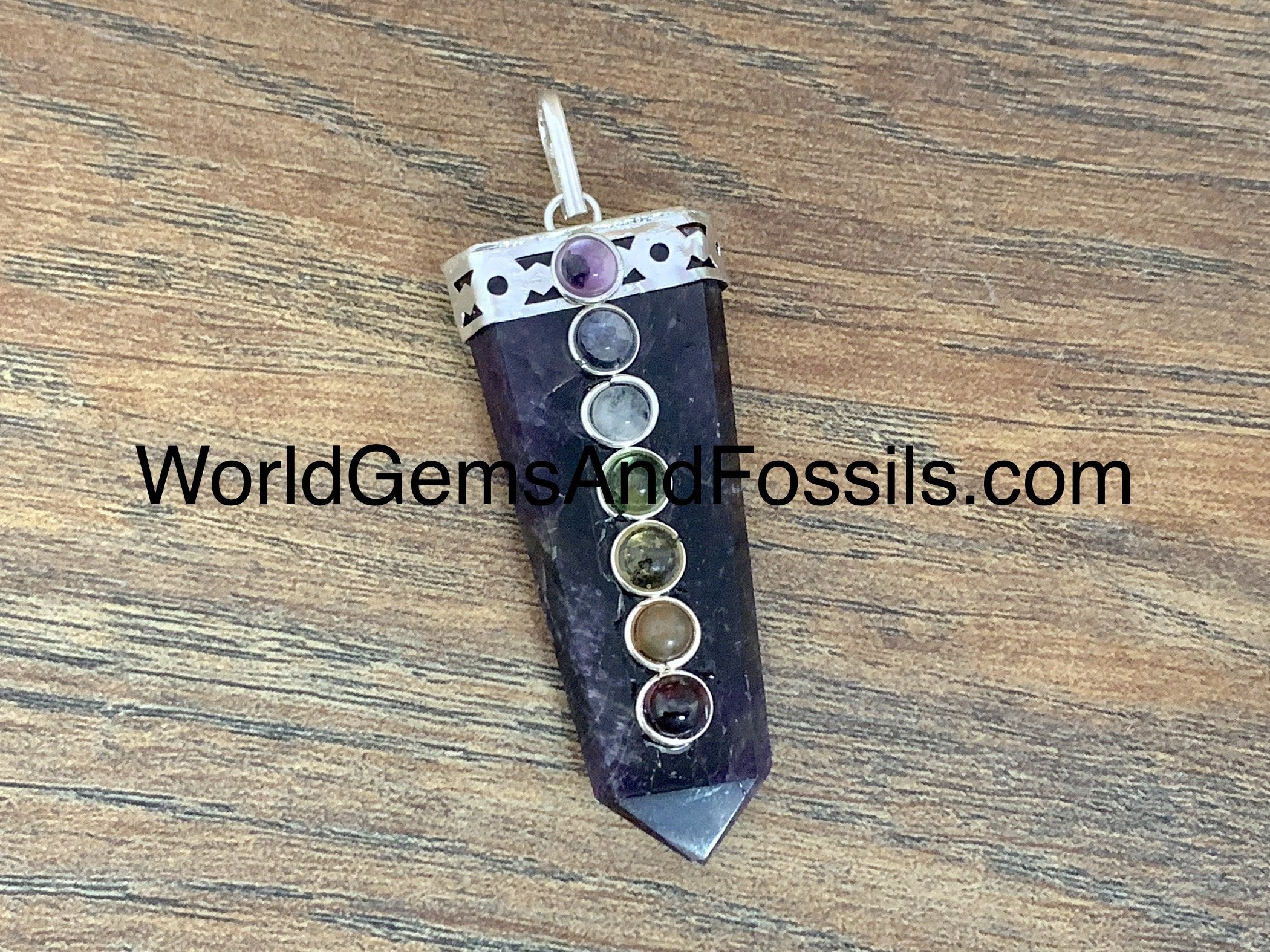 Amethyst Chakra Pendants