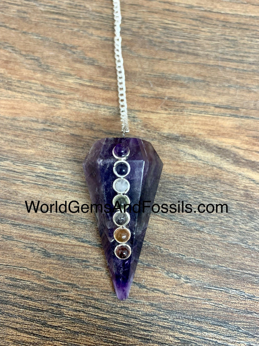 Amethyst Chakra Pendulum