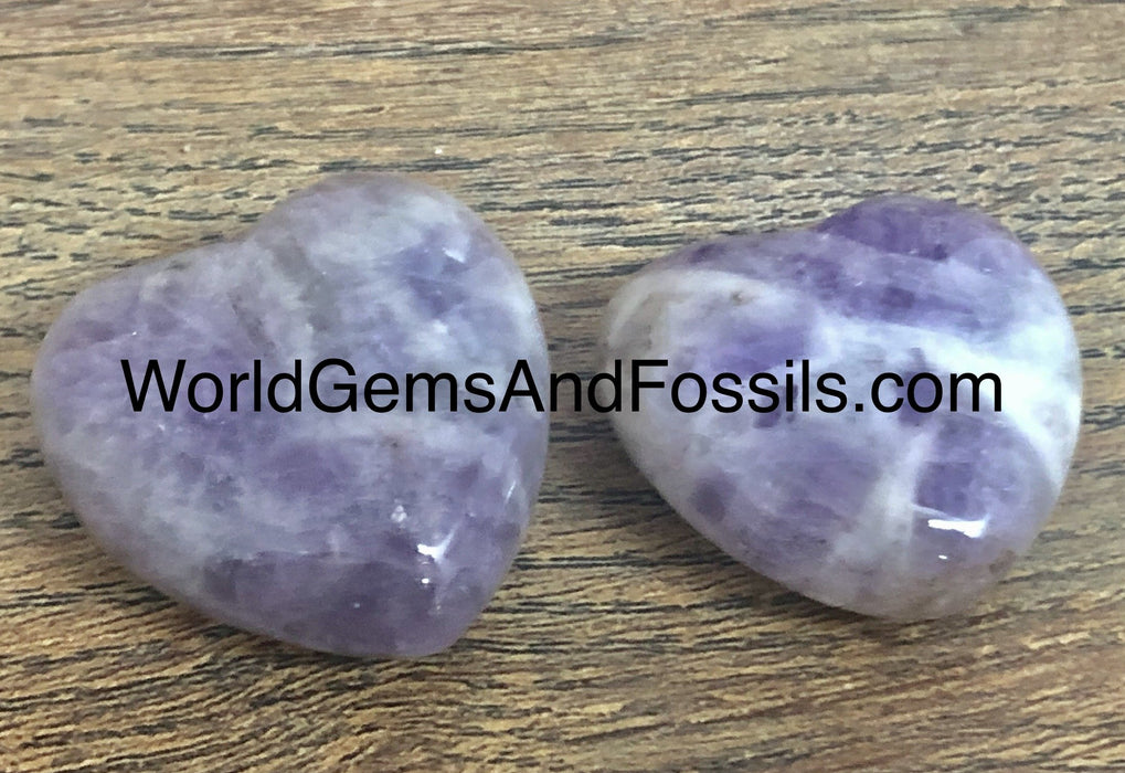 Amethyst Heart 30mm