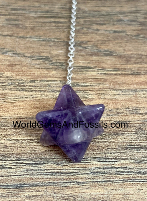 Amethyst Merkabah Pendulum