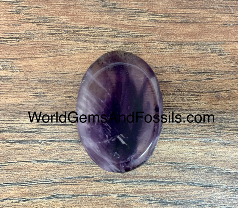 Amethyst Worry Stone