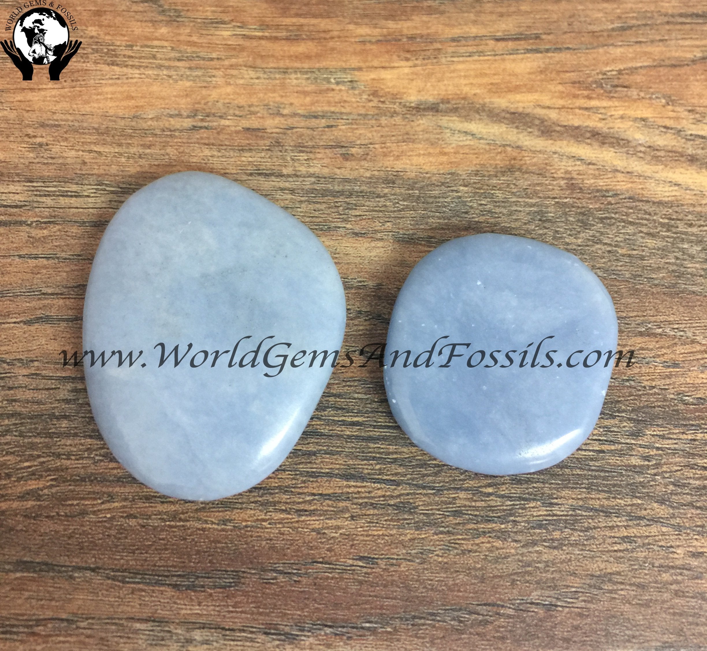 Angelite Palm Stones