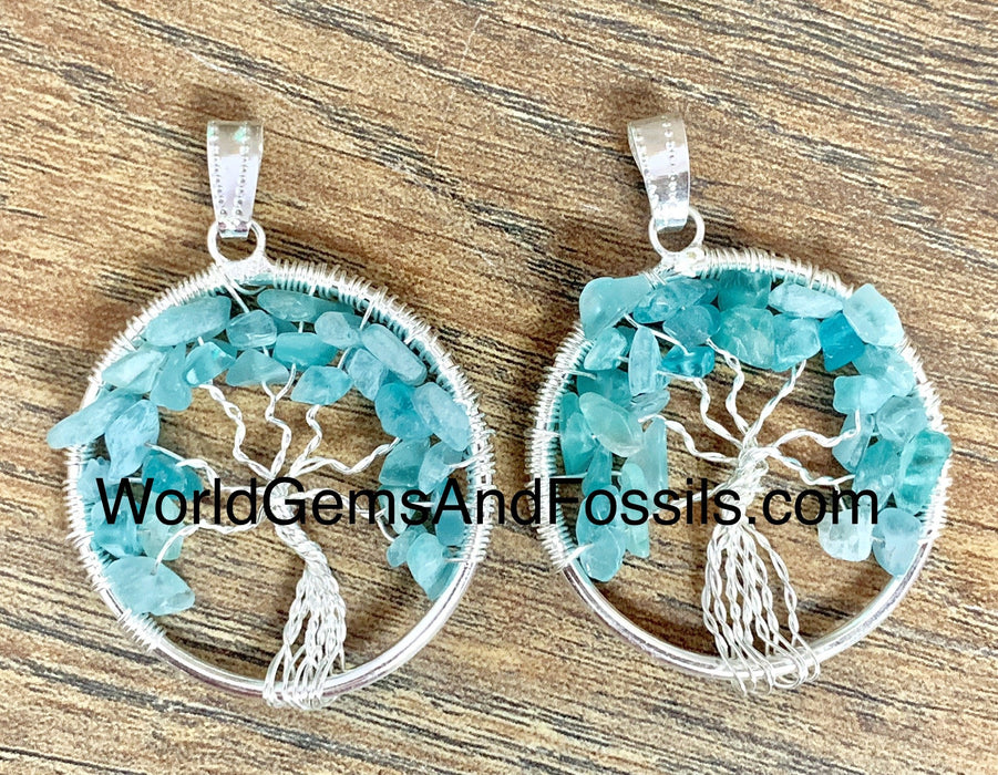 Apatite Pendant Tree Of Life