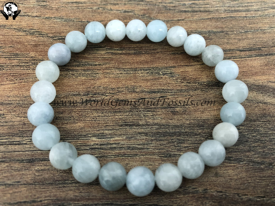 Aquamarine Bracelet 8mm