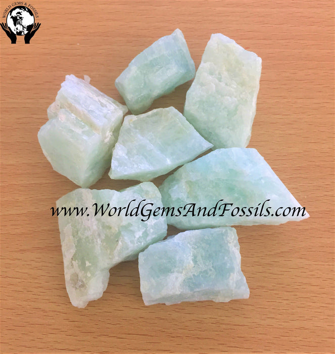 Aquamarine Rough Stones 1lb  #2