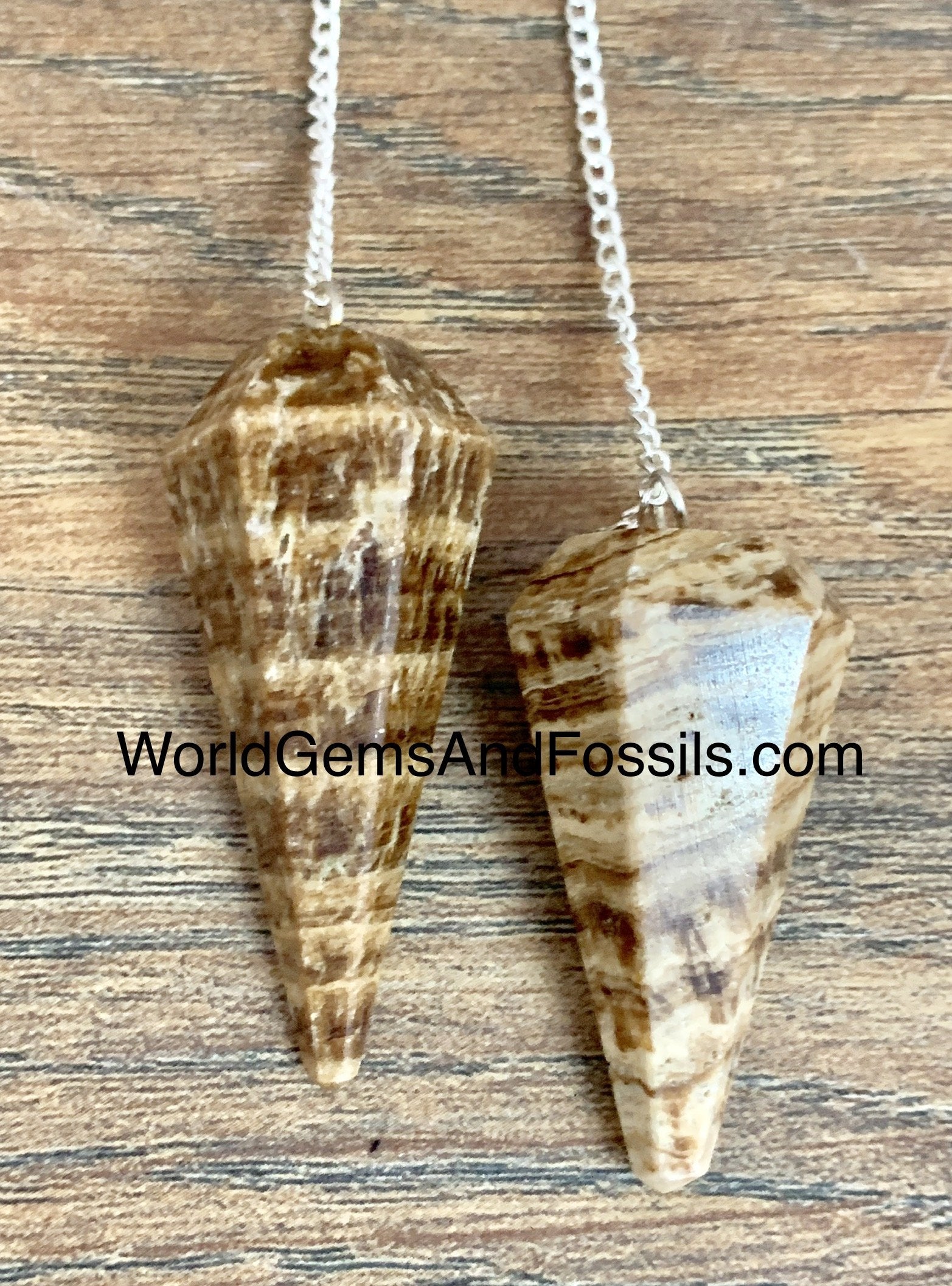 Aragonite Pendulums