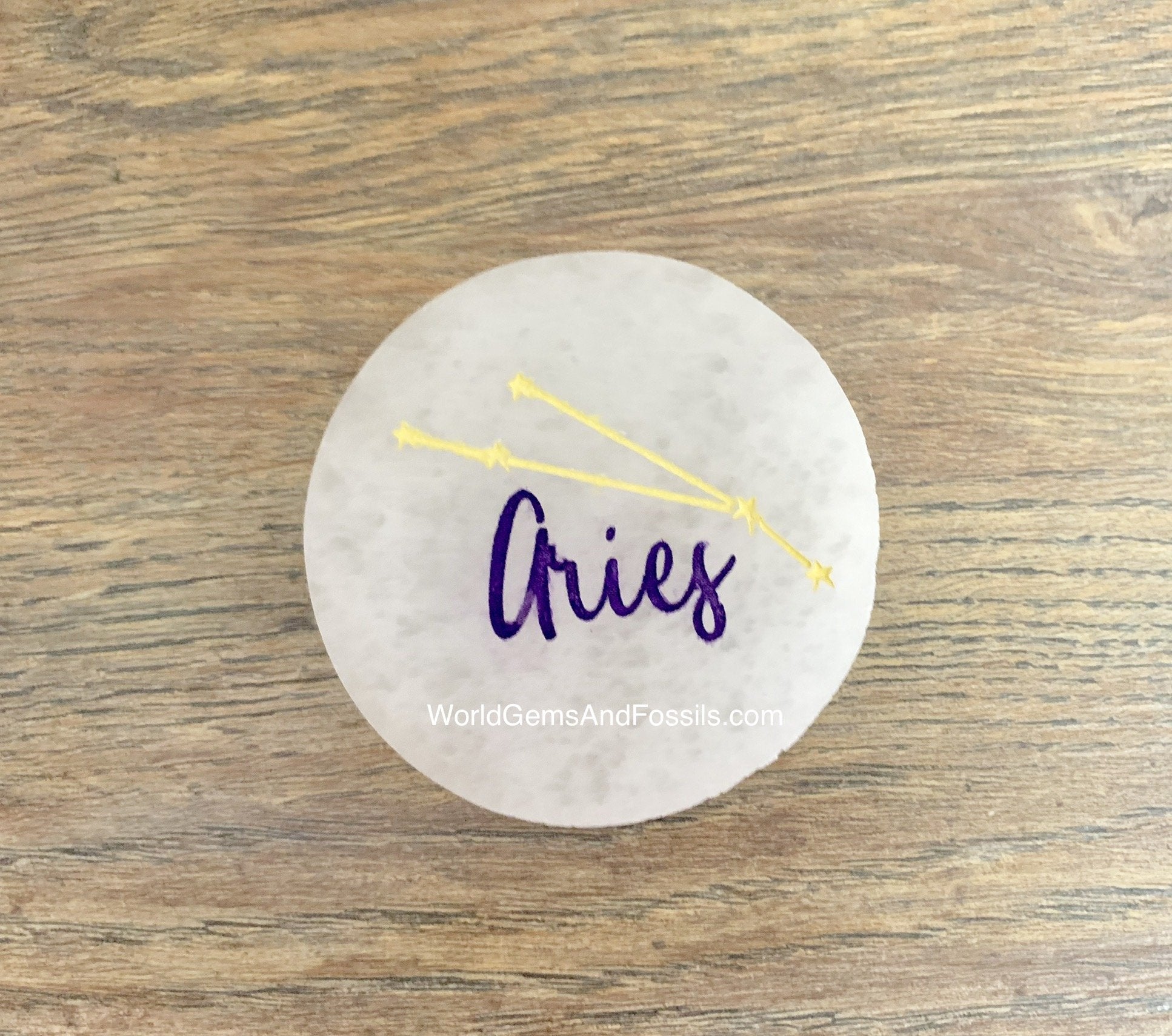 Aries Zodiac Star Sign Engraving