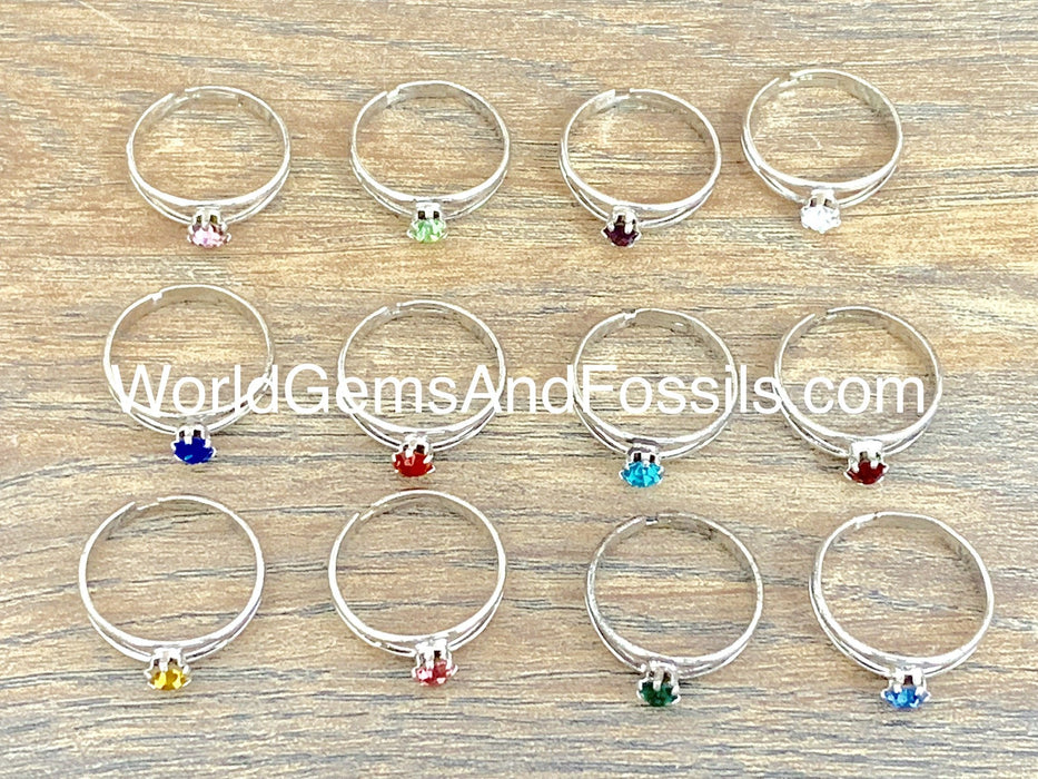 Birthstone Ring 10pcs