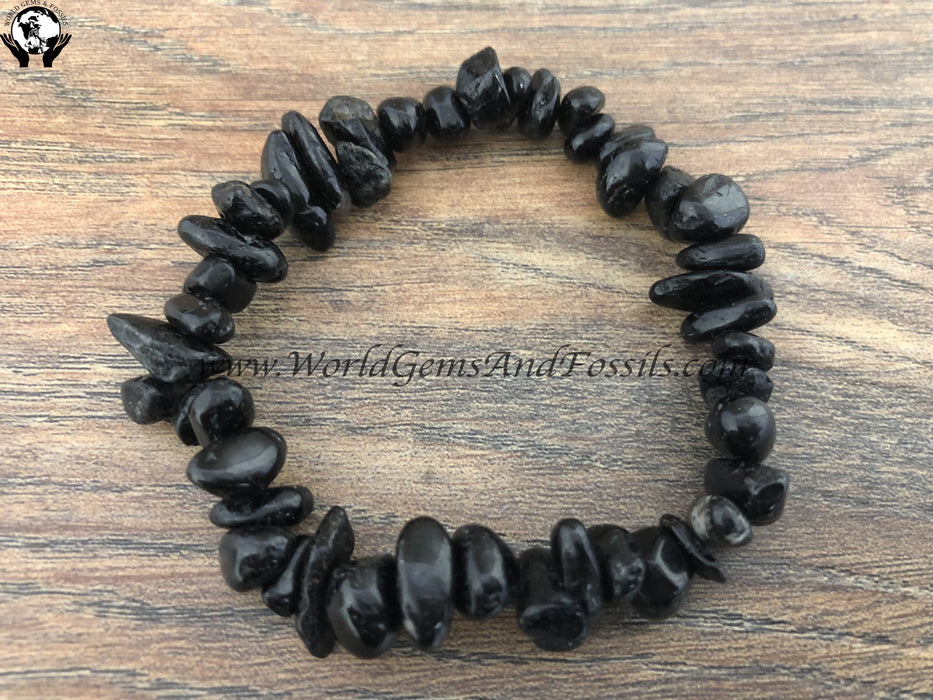 Black Tourmaline Bracelet Chip