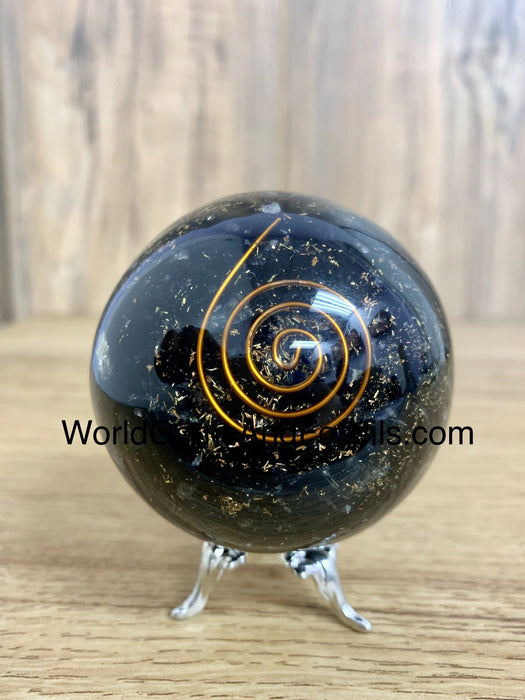 Black Tourmaline Orgone Spheres