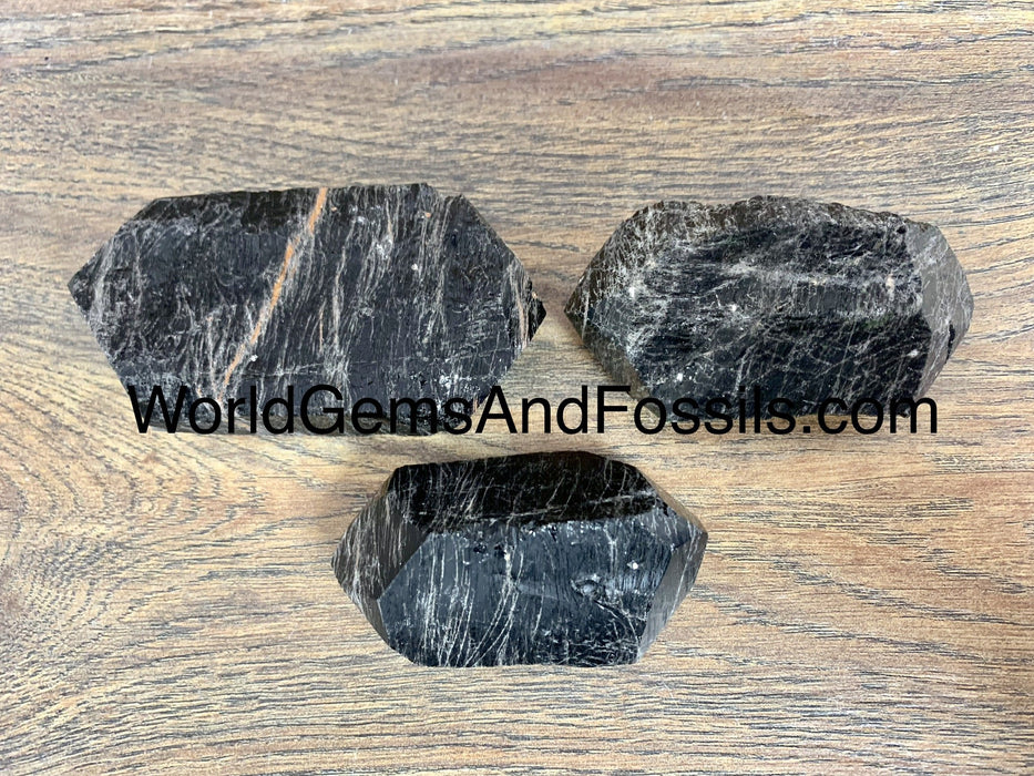 Black Tourmaline With Hematite DT Point 1lb
