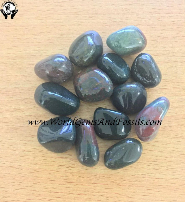 Bloodstone Tumbled Stone 1lb