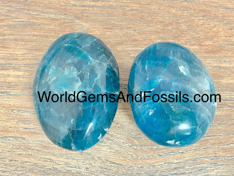 Blue Apatite Palm Stone