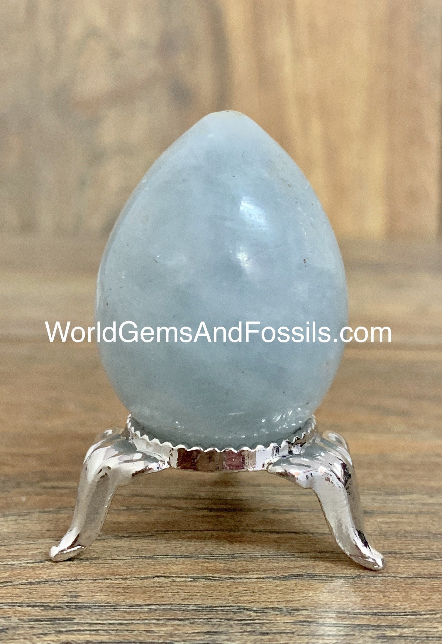 Blue Calcite Eggs 35-38mm