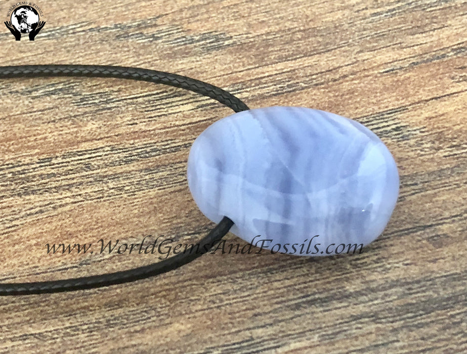 Blue Lace Agate Necklace