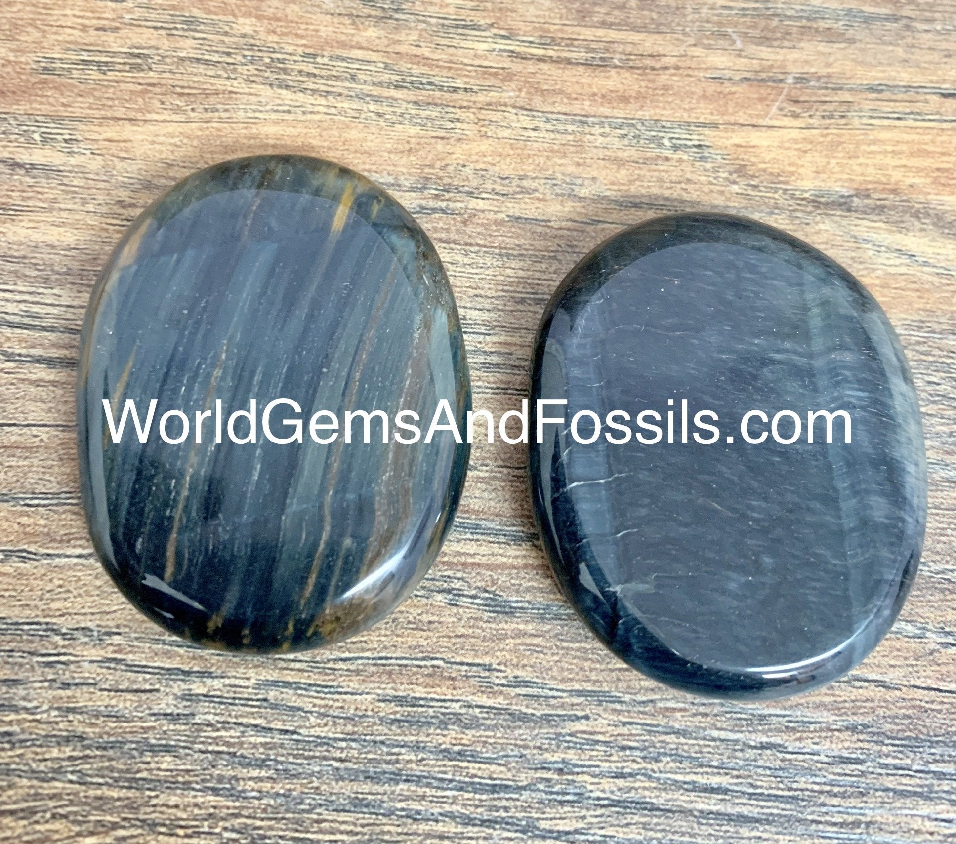 Blue Tiger Eye Palm Stones