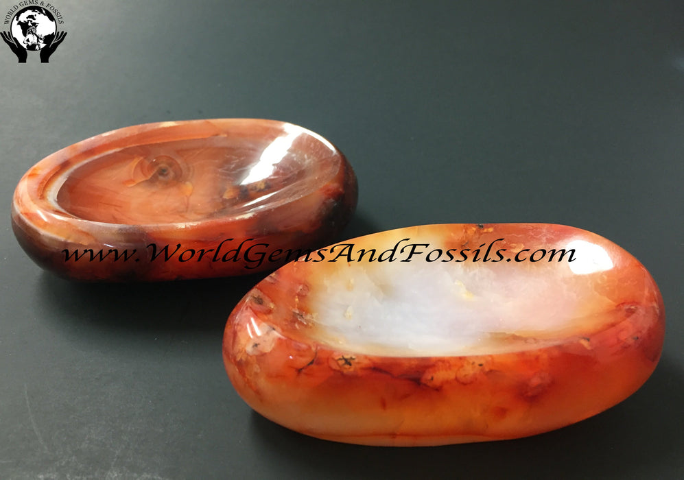 Carnelian Bowls 3"-3.5"