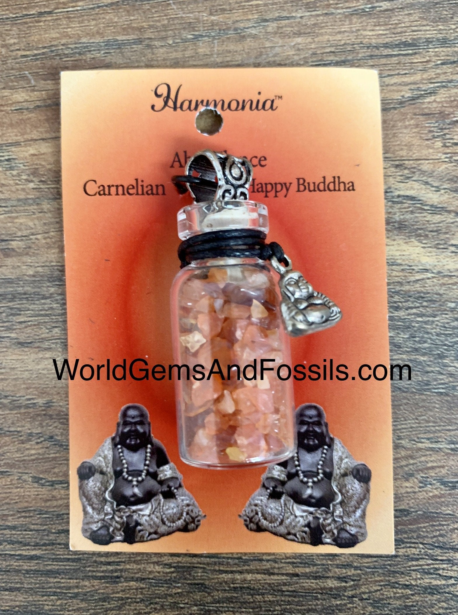 Carnelian Chip Stone Bottle Necklaces