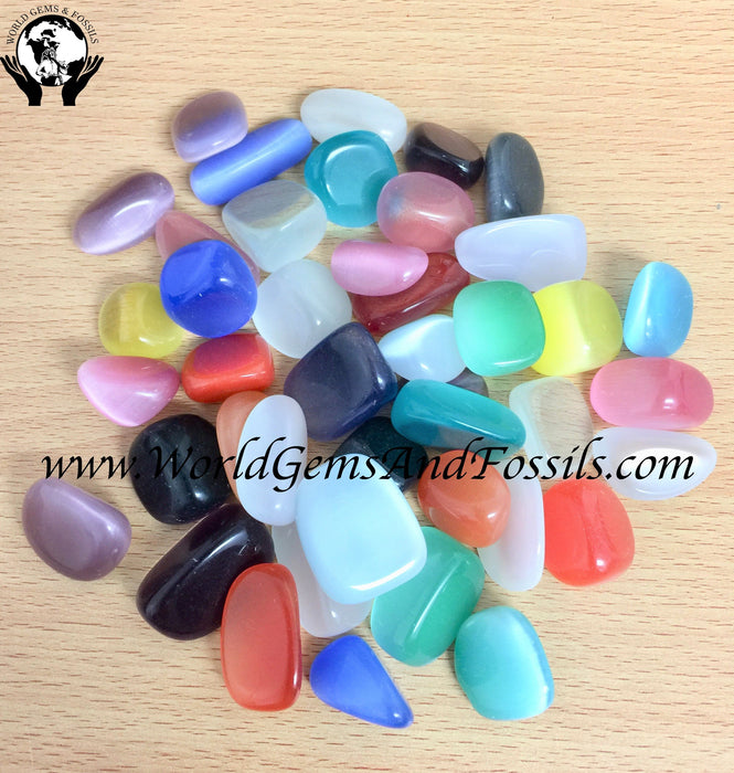 Cat's Eye Tumbled Stone1 lb