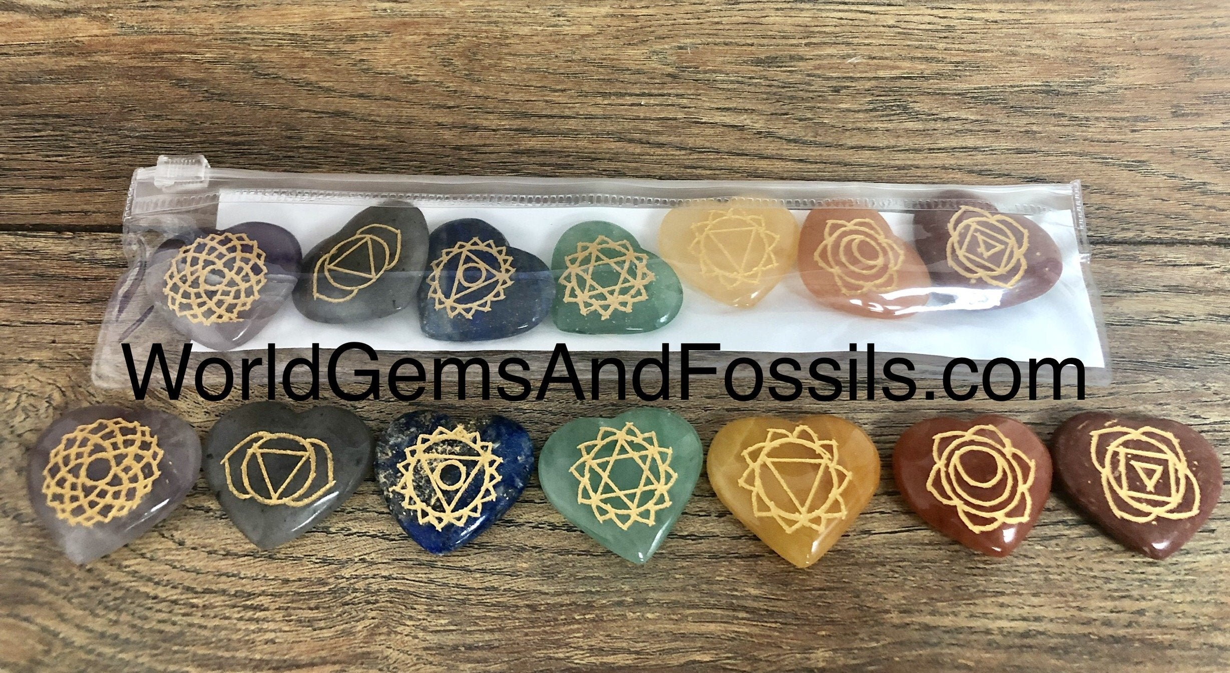 Chakra Cabhocon Therapy Set Heart
