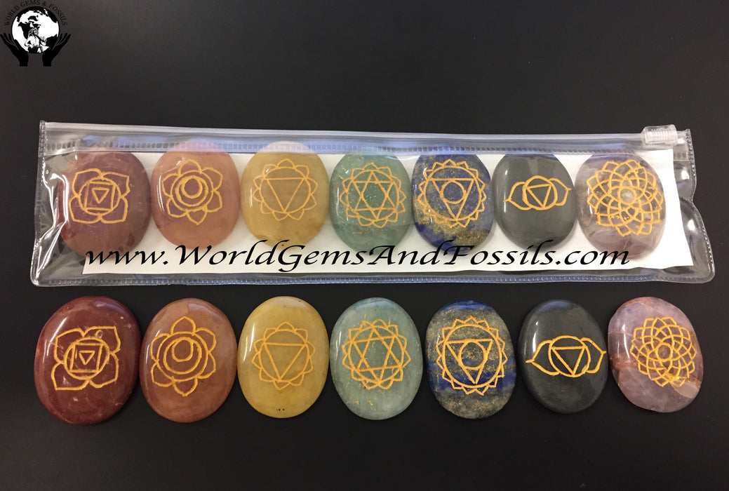 Chakra Therapy Set Oval