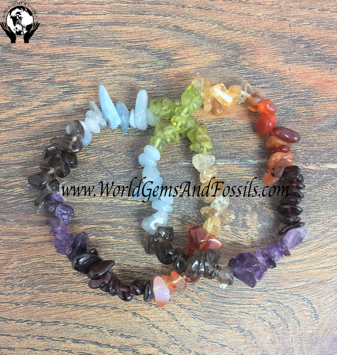 Chakra Chip Bracelet