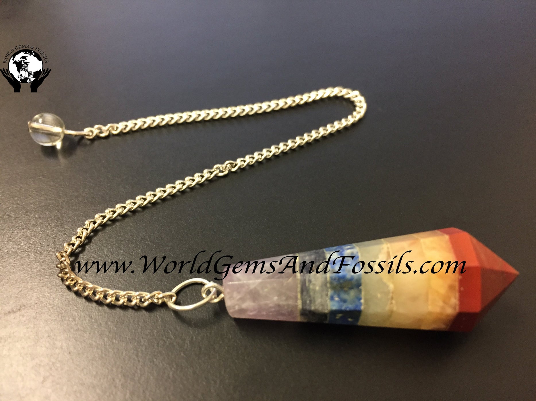 Chakra Drop Pendulums — World Gems And Fossils